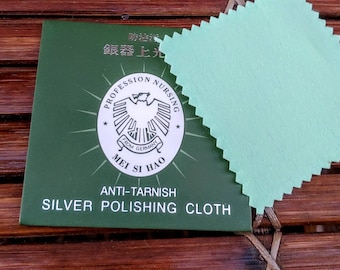 Silver or Stainless Steel Polishing Cloth