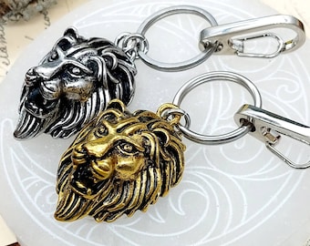 Lion Urn Keychain | Pill Box | Ash Holder | Small Urn | Stash Box |  Cremation Jewelry for Men | Lion Urn Jewelry for Ashes