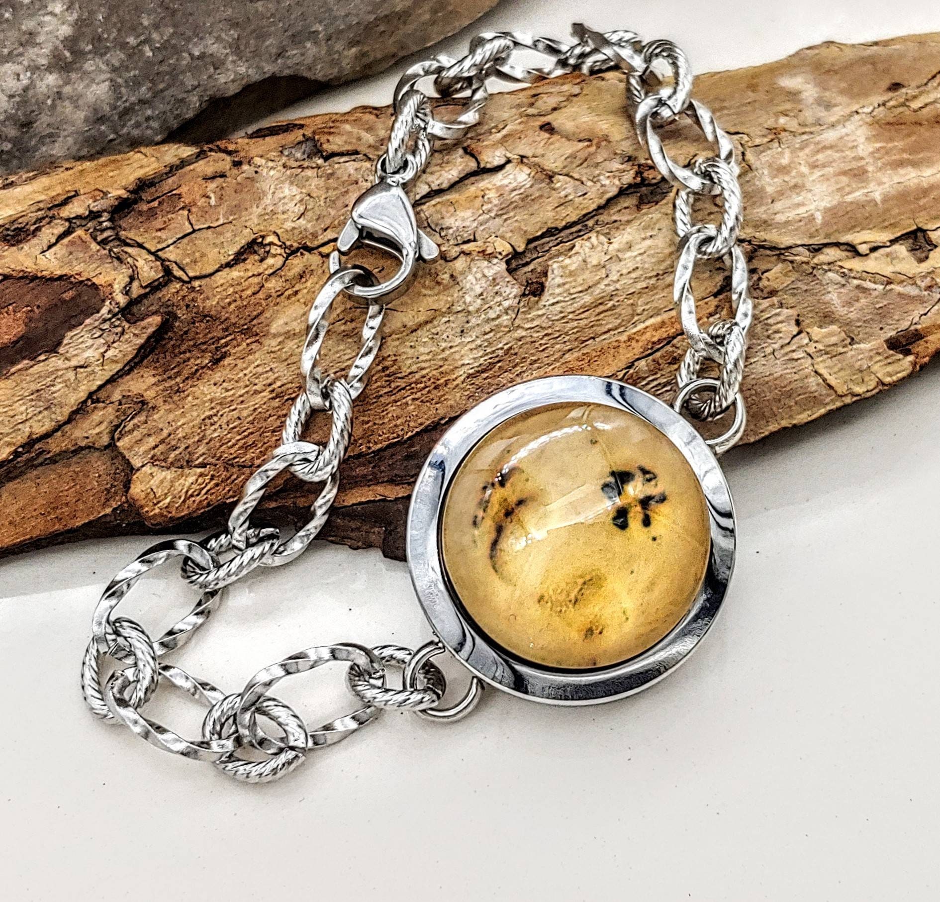 Glass Locket Bracelet for Animal Ashes or Fur Dog Urn Cat Urn