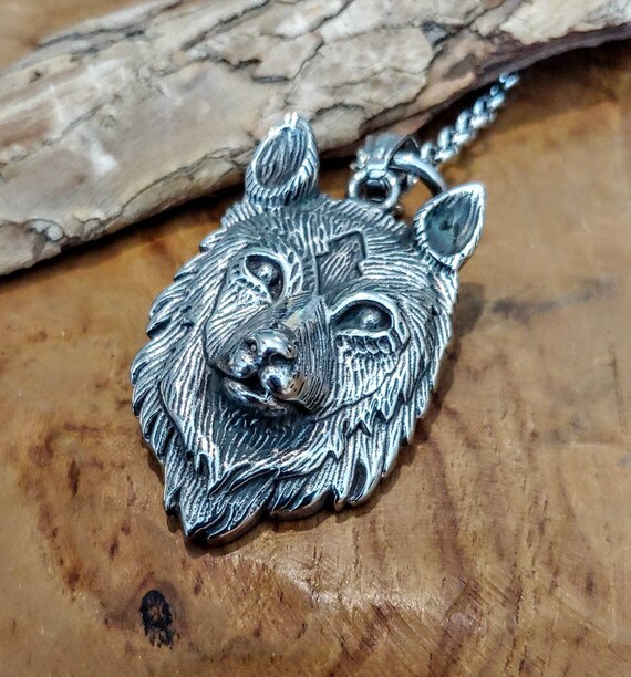 Wolf urn shop necklace