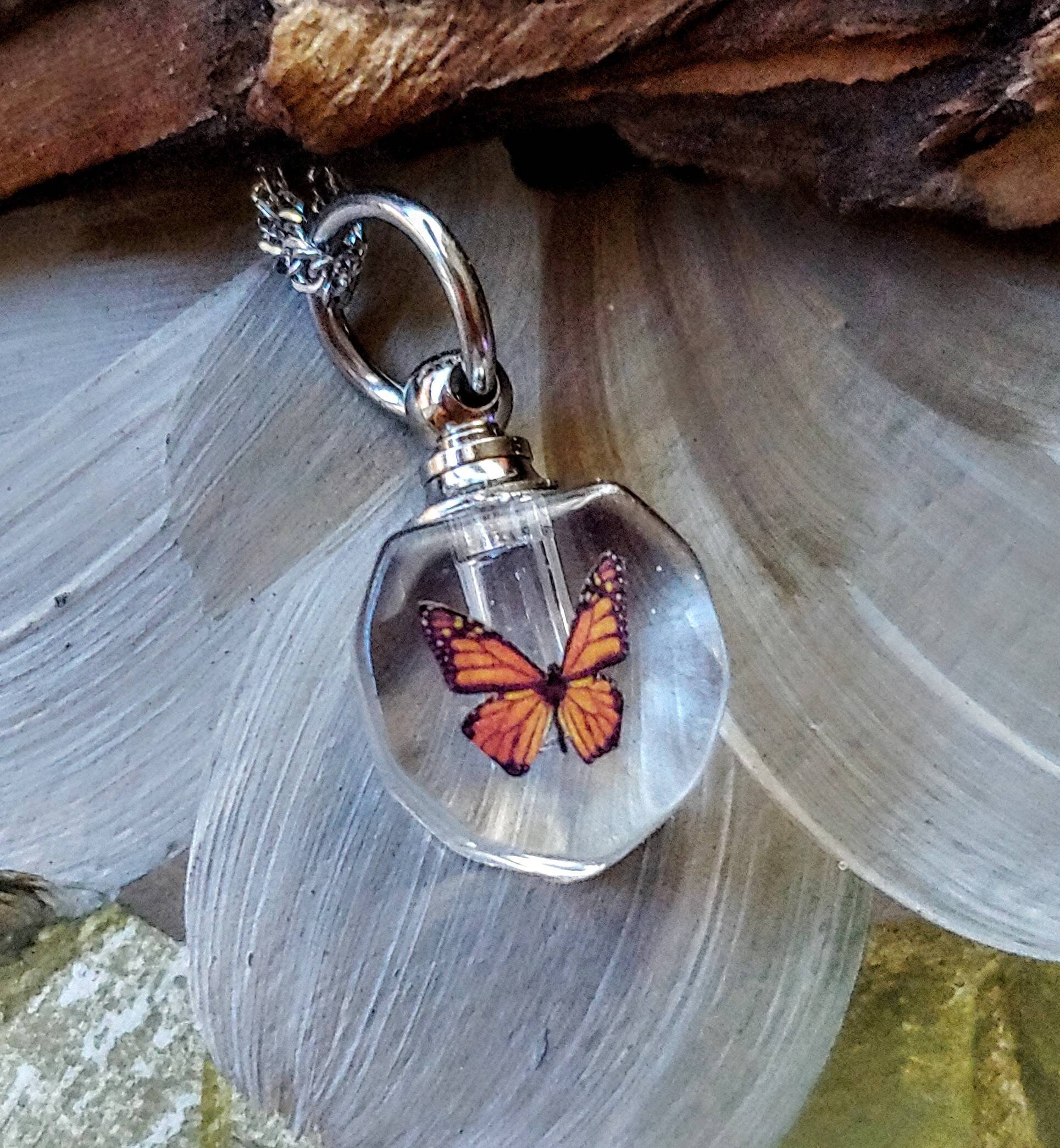 Butterfly keepsake urn sale necklace