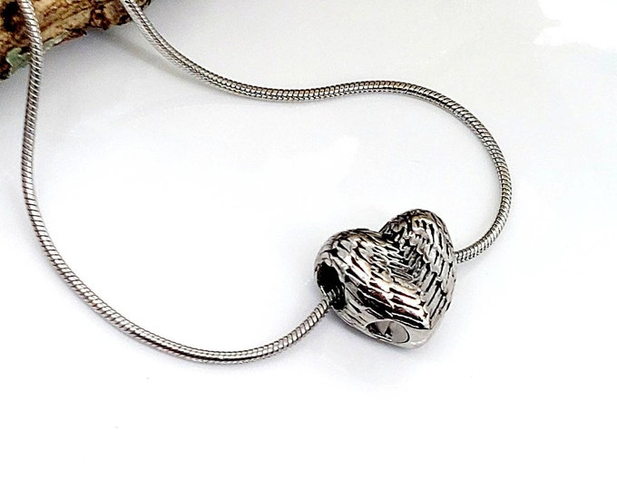 Small Heart Urn Necklace or Bracelet for Women | Ashes Jewelry | Memorial Cremation Jewelry | Urn Jewelry for Human Ashes or Pets Ash