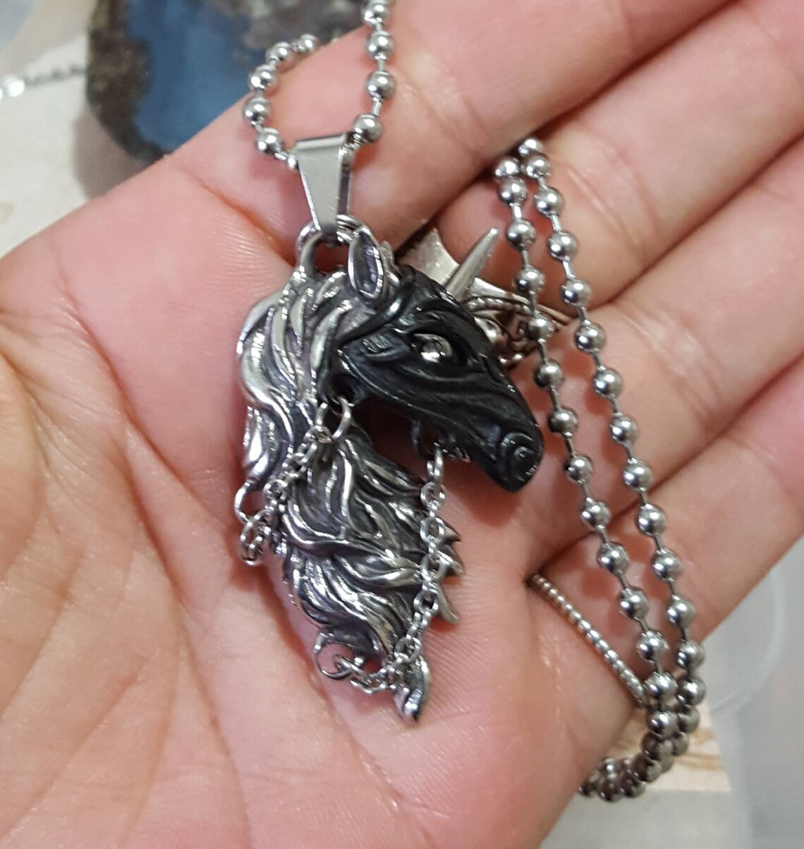 Horse Pendant for Ashes Armored Renaissance Stallion Etsy
