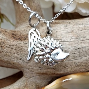 Hedgehog Urn Necklace for Ashes | Pet Memorial Jewelry for Ashes | Cremation Jewelry | Keepsake Sympathy Gift | Porcupine Necklace