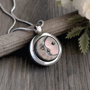 Crescent Moon Urn Necklace: Memorial Lockets for Pets or Human Ashes | Cremation Jewelry Pendant | Celestial Keepsake Gifts