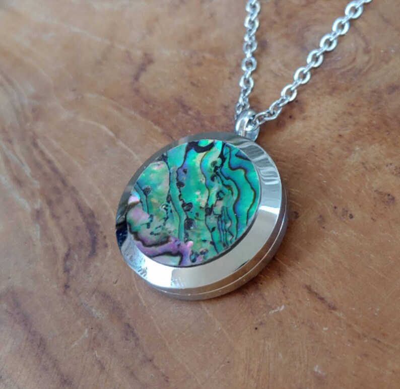 Etsy Lockets Abalone Shell Keepsake Locket Glass Hair Locket Etsy