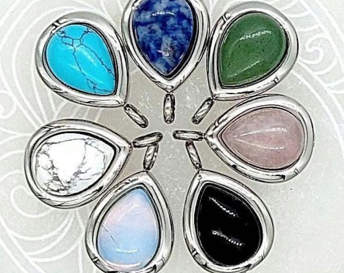 Crystal Teardrop Urn Necklace | Cremation Ash Jewelry for Women, Keepsake Memorial Urn Pendant