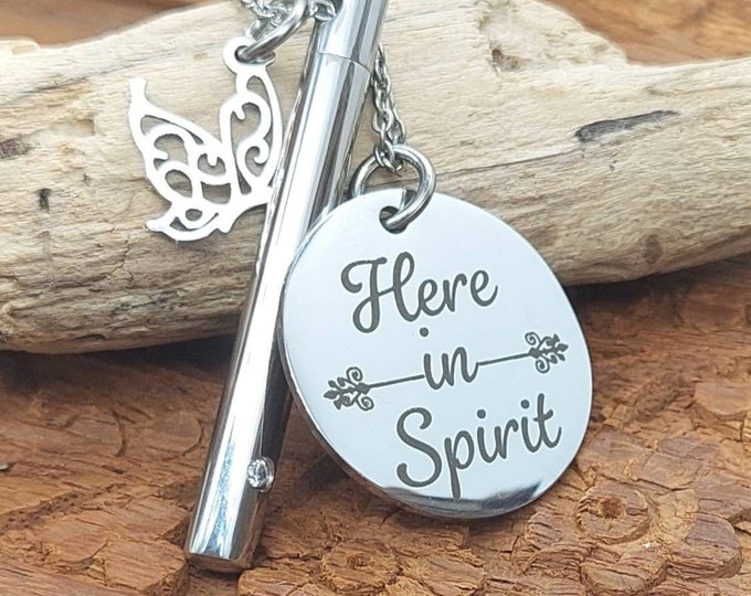Memorial Jewelry Urn Necklace for Cremains | Stainless Steel Cremation Jewelry for Human Ashes | Urn Jewelry for Ladies | Loss of Loved One
