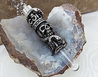 Skull cremation jewelry store