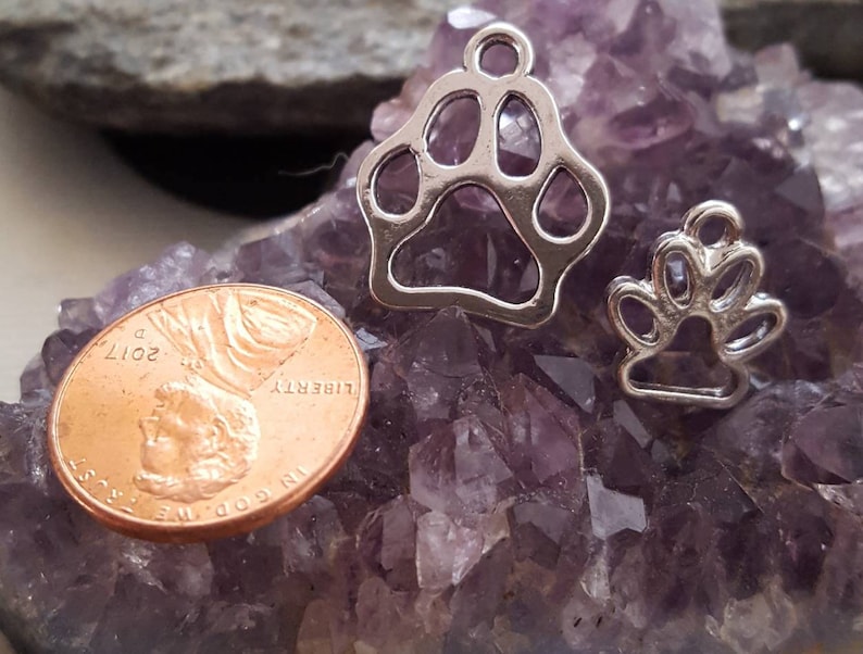 Paw Print Charm Thoughtfullkeepsakes Shop Addition to Pendants