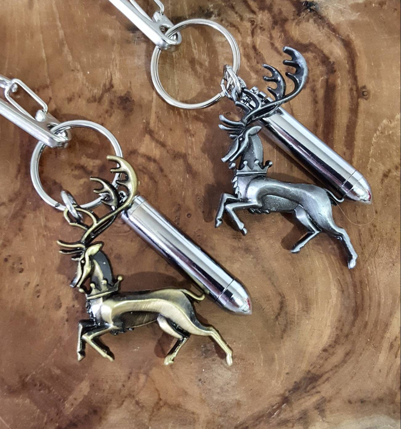 Deer Urn Keychain Bullet Urn Gift For Him Dad Game Of Thrones Secret Compartment Stash Box Memorial Cremation Jewelry Urn Jewelry
