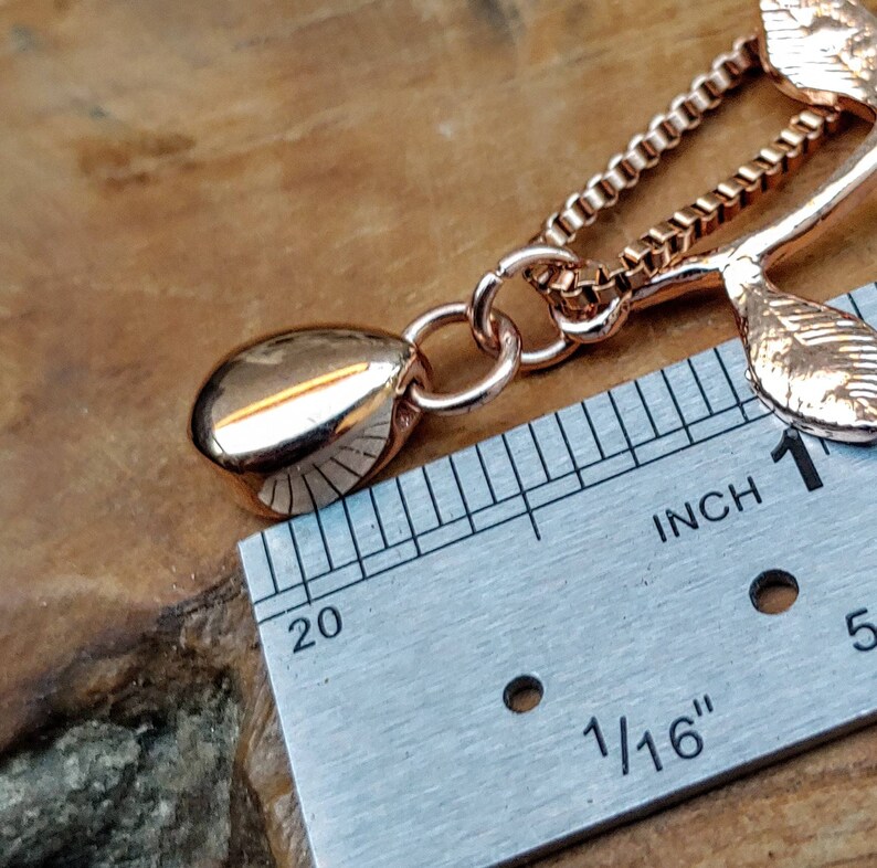 Cremation Jewelry Urn Jewelry Red Rose Gold Tear Urn Necklace for Ashes Ash Urn Necklace Teardrop Urn Pendant