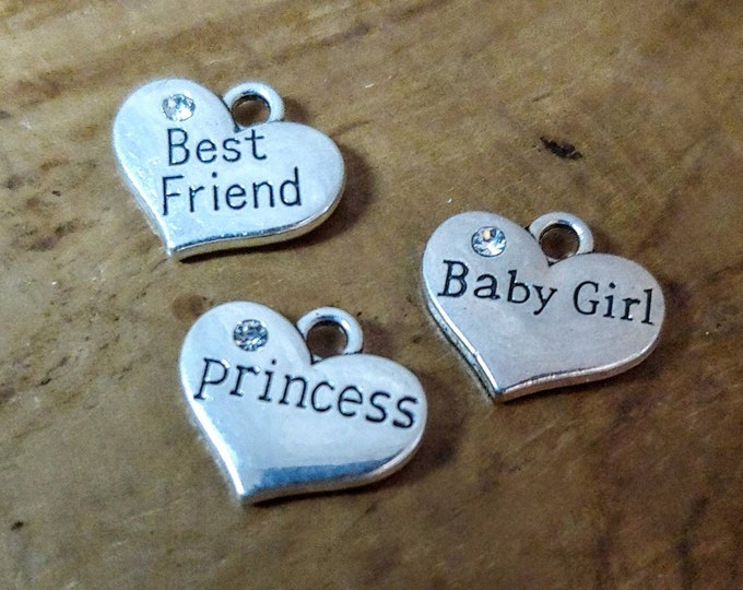 Best Friend Charm Princess Charm Baby Girl Charm Charm