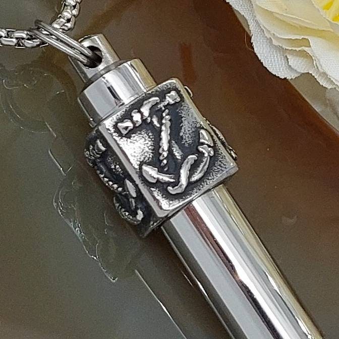 mingkejw Cremation Jewelry for Ashes Hammer Urn Necklaces for Ashes for Men  Stainless Steel Keepsake Memorial Jewelry for Human Silver | OutfitOcean  Australia