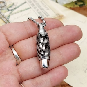 Stainless Steel Cremation Jewelry for Men or Women | Urn Necklace for Ashes | Classic Urn Jewellery | Sympathy Gift | Memorial Ashes Jewelry