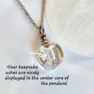 Monarch Butterfly Urn Necklace w/ Funnel Fill kit | Small Keepsake Ashes Pendant | Cremation Ash Jewelry | Memorial Gifts for Her image 8