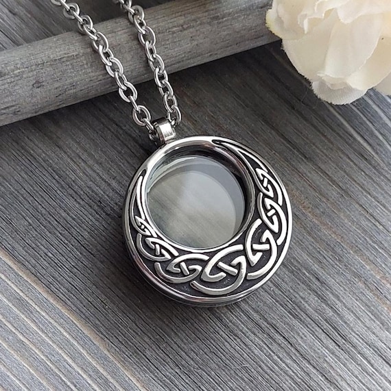 Viking - Celtic Knot Urn Necklace | Stainless Steel Cremation Viking - Celtic Knot Urn Necklace | Stainless Steel Cremation