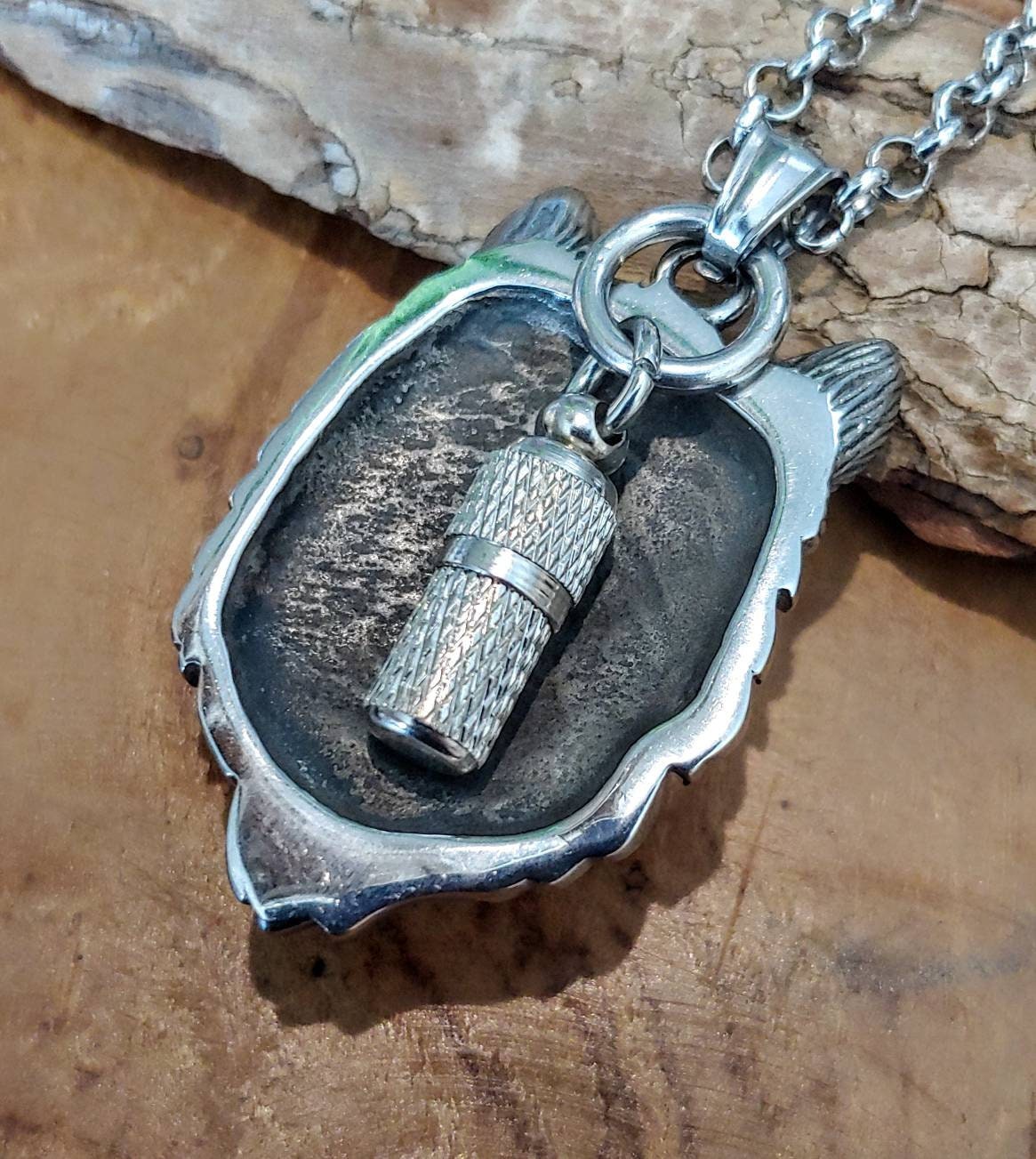 Nordic Wolf Necklace Cremation Urn Necklace Husky Malamute Shepard