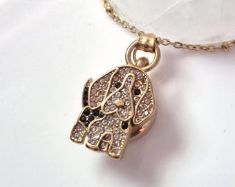 Beagle - Hound Dog Memorial Locket | Small Dog Cremation Ashes Jewelry | Dog Ashes Keepsake | Pet Hair Lockets