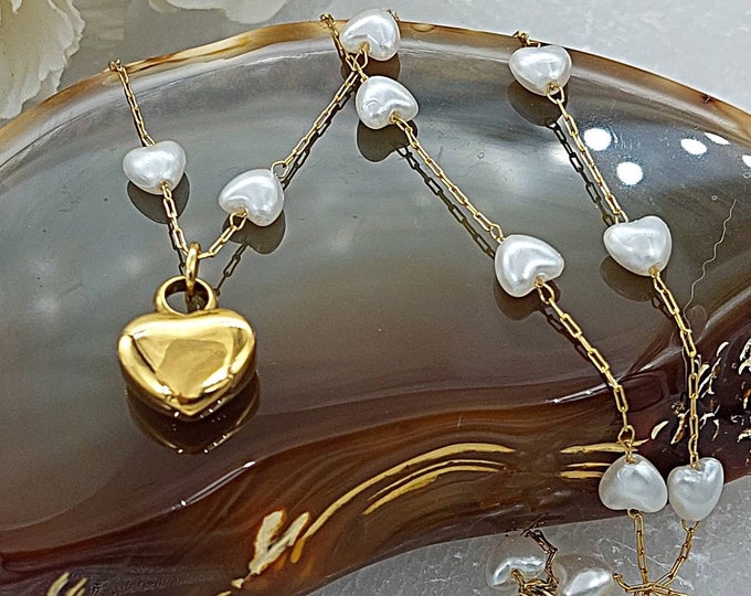 Simple Gold Heart Urn Necklace | Keepsake Ashes Jewelry for Women | Jewelry for Ashes | Cremation Jewelry | Funeral Jewellery Gifts