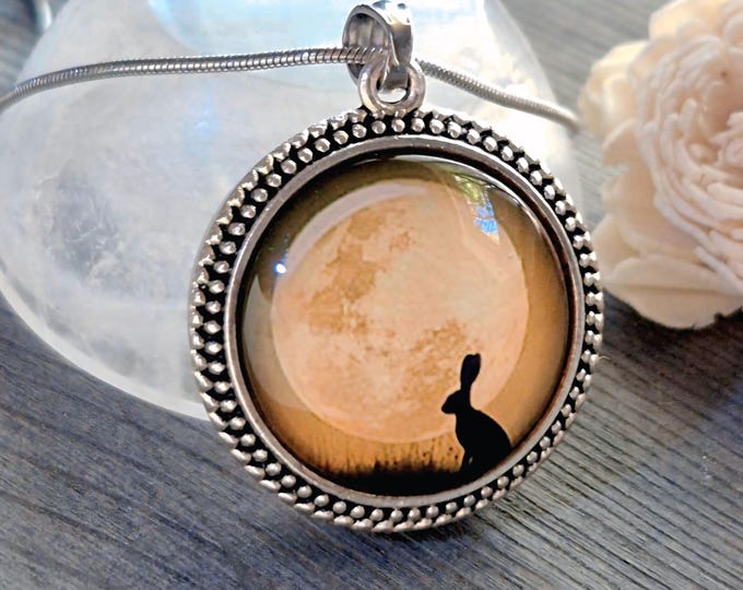 Bunny Rabbit Keepsake Locket: Keepsake, Memorial, Cremation Ashes Jewelry, Urn Necklace for Locks of Hair - Pet Fur