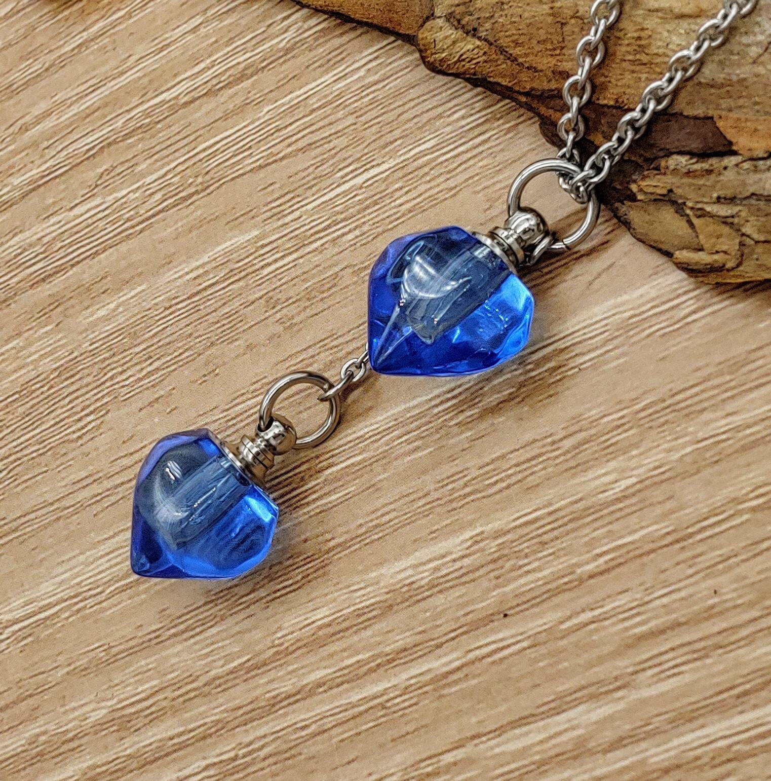 Urn Necklace for 2. Double Urn Necklace for two urns, Cremation Jewelry