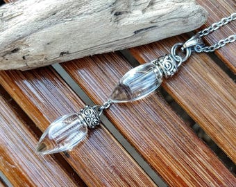 Double Urn Necklace for Two Keepsakes | Cremation Jewelry | Urn Jewelry Jewellery | Cremation Necklace for Ashes | Memorial Sympathy gift