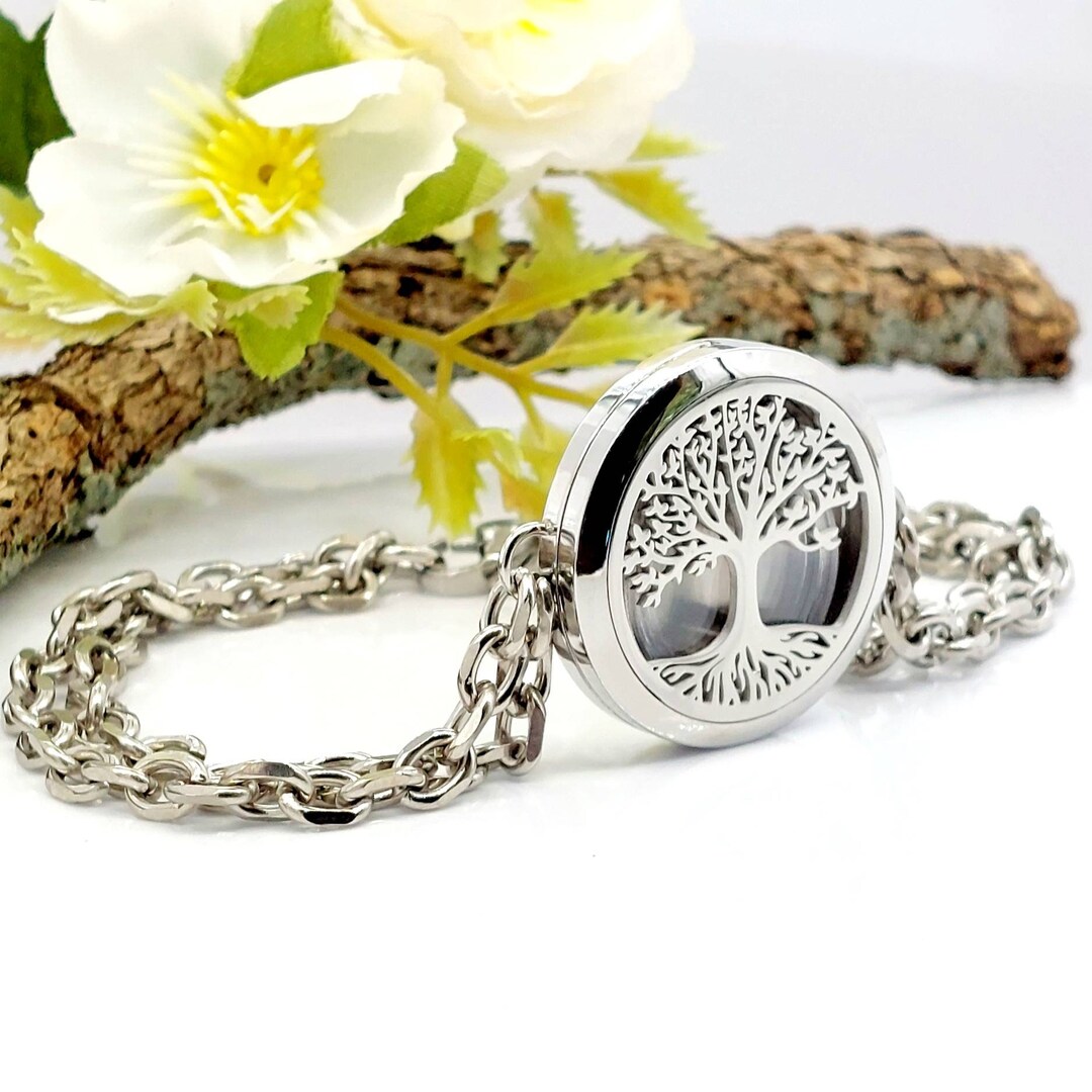 Cremation Jewelry Tree of Life Urn Locket Bracelet for Ashes Etsy