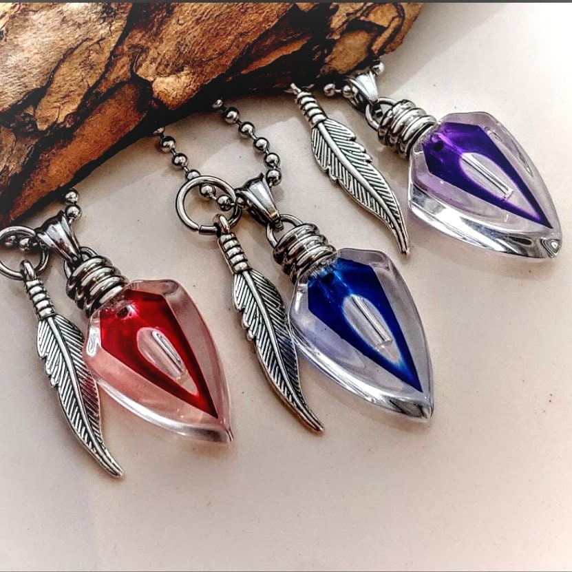 Arrowhead Urn Necklace Urn Jewelry for Human Ashes or Pet Ash Pendant for Cremains Mourning jewelry Cremation Jewelry Keepsake Gifts