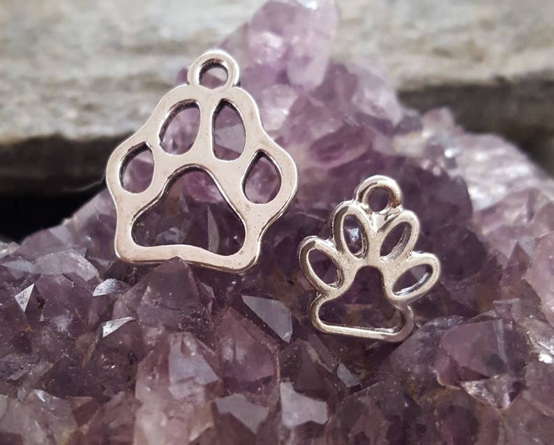 Paw Print Charm Thoughtfullkeepsakes Shop Addition to Pendants
