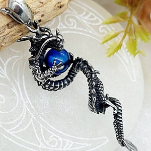 Dragon Urn Necklace for Ashes Jewelry | Cremation Jewelry for Men or Women | Urn Jewelry | Keepsake and Sympathy Gifts | Dragon Pendant