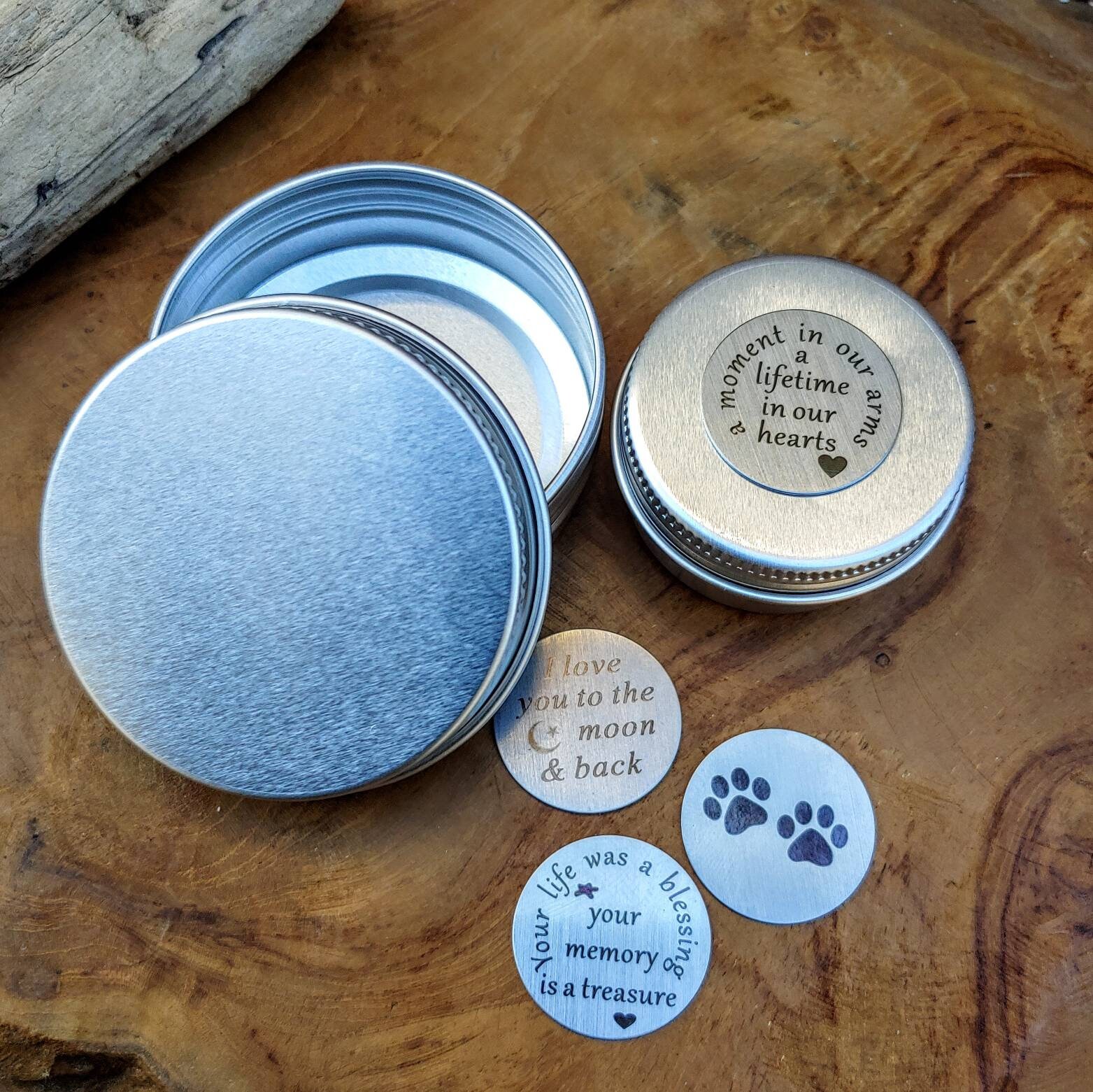 Cremation Ash Storage Container for Sharing, storing or spreading (Thoughtfullkeepsakes Shop)