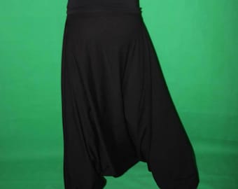 pantalon de sarouel noir pantalon pompe Sarouel Baggy pantalon de survêtement hippie Goa