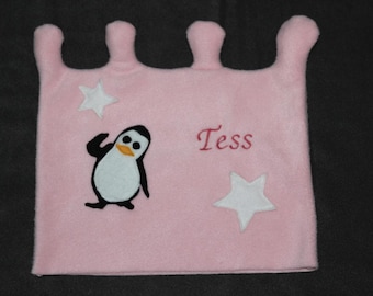 Chair cover crown Name shoulder throw penguin school