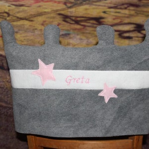 Chair cover crown custom-made chair cover throw customizable daycare school