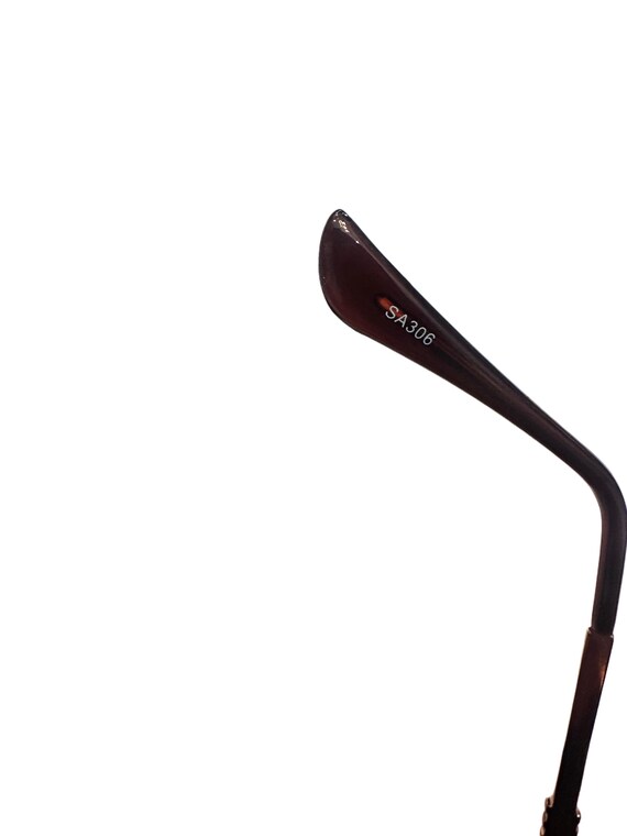 Yellow Gradient 1990s Square Statement Sunglasses - image 5