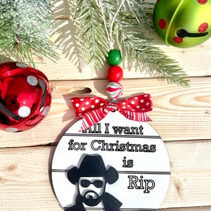 Yellowstone Ornament - RIP - RIP Ornament - Christmas Gift