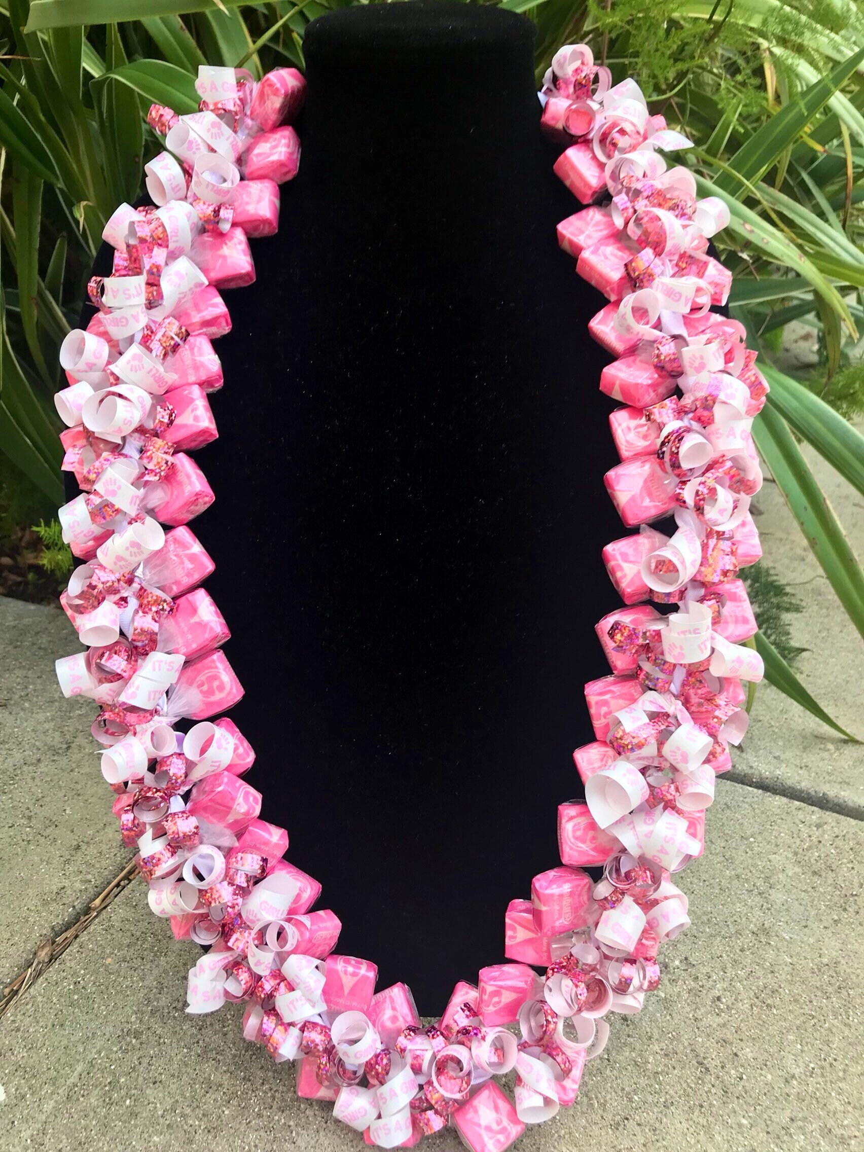 Edible Celebration Lei Pink Starburst Candy It's A Etsy