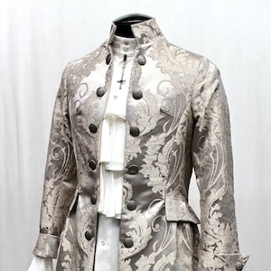 Order Of The Dragon Coat - Silver Brocade