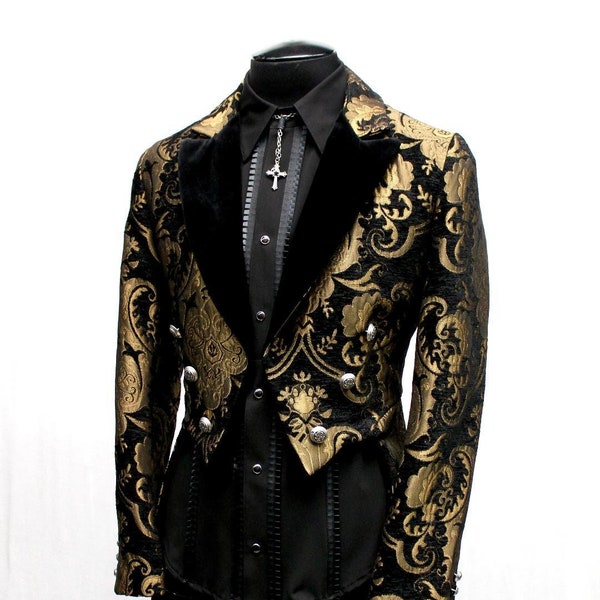 FRAC VICTORIANO - Tapiz dorado/negro