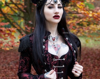 TOREADOR JACKET - Red/Black Tapestry