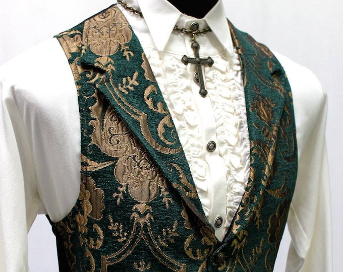 Men's Victorian Gentleman's Aristocrat Black Vest - Etsy