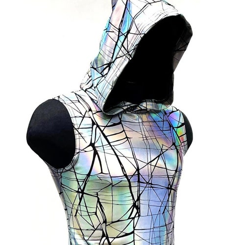 Custom Inked Sleeveless Shrug - Hologram main image 0