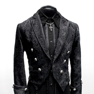 IMPERIAL JACKET - Black Velvet Brocade