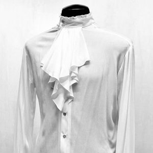 THE COUNT SHIRT - White Rayon