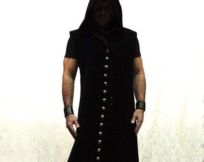 WRAITH ROBE - Heavy Black Cotton Size XXL - Last One Left! - Etsy