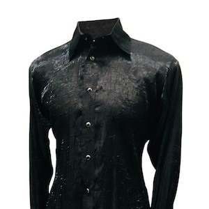 SHIMMER SHIRT - Black