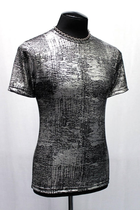 トップス tieme button up T-shirt-GRAY Cropped T-Shirt - Vintage Grey – Hours