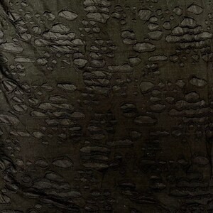 BLACK DECAYED FABRIC - 1 yard