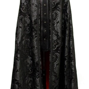 CLOAK OF DARKNESS Black Tapestry With Red Satin Lining - Etsy